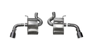 Chevrolet Camaro Performance Exhaust - Dual Rear Exit - CORSA Performance - Axle-Back Sport - Polished - 2016